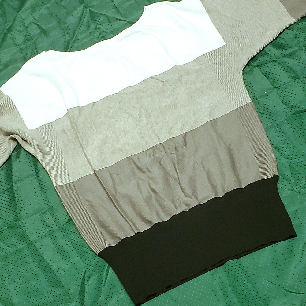 Men's Color Block Pullover Sweater - Picture 7 of 10
